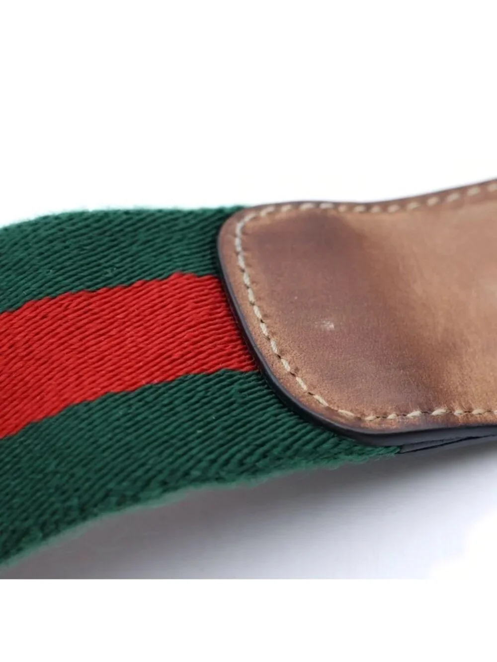 Gucci Interlocking G Buckle Web Belt Multicolor